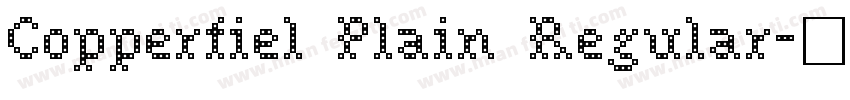 Copperfiel Plain Regular字体转换